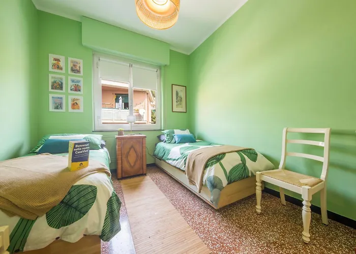 Casaviva - Cozy Family Trilo In Nervi Genova